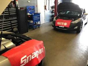 Vehicle in our workshop