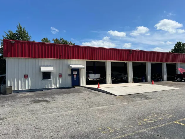 Front view of our automotive shop