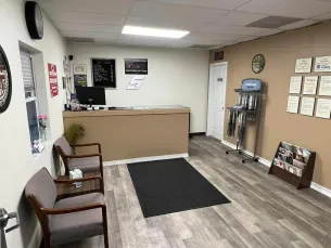 Customer waiting area