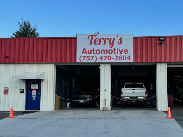 Terry's Automotive shop front exterior